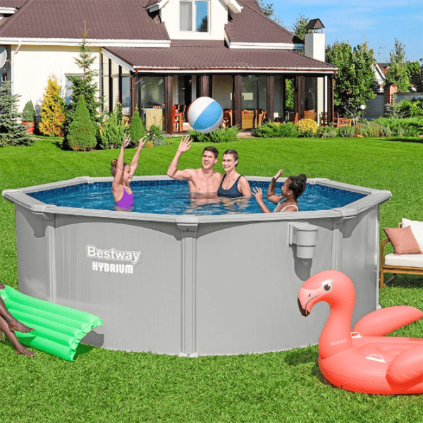 Бассейн Bestway Hydrium 10990 л/ Каркасный/ Серый photo 5