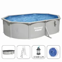 Бассейн Bestway Hydrium 16296 л/ Каркасный/ Серый photo 3
