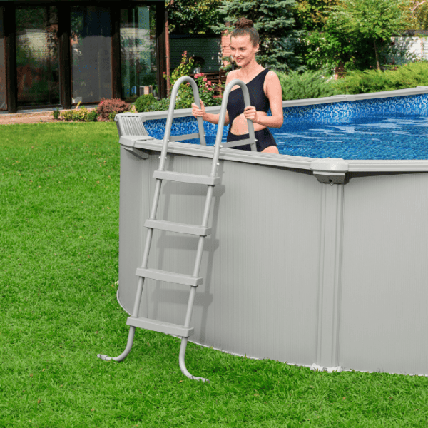 Piscină Bestway Hydrium 16296 l/ Cu cadru/ Gray photo 7