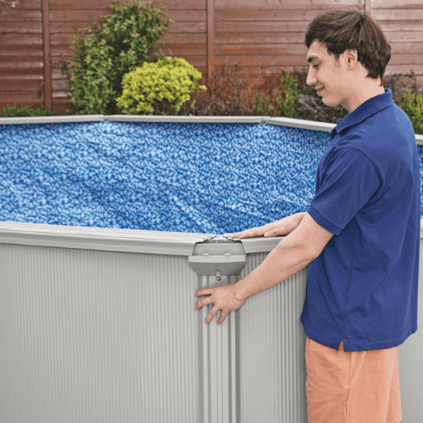 Piscină Bestway Hydrium 16296 l/ Cu cadru/ Gray photo 12