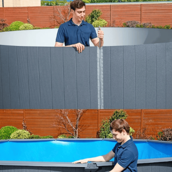 Piscină Bestway Hydrium 49200 l/ Cu cadru/ Gray photo 5