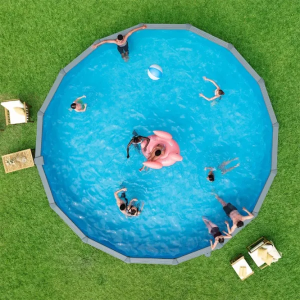 Piscină Bestway Hydrium 49200 l/ Cu cadru/ Gray photo 7