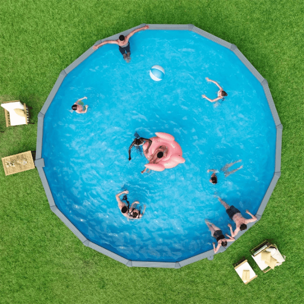 Piscină Bestway Hydrium 49200 l/ Cu cadru/ Gray photo 7