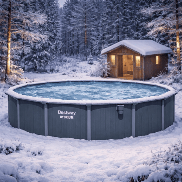 Piscină Bestway Hydrium 49200 l/ Cu cadru/ Gray photo 8