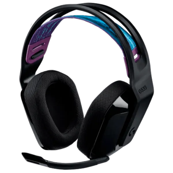 Căști Logitech G535 Black Cu fir/ Gaming photo 1