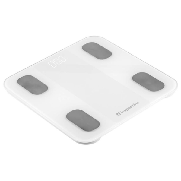 Cântar de podea Insportline Syncale 20 180 kg / White photo 2