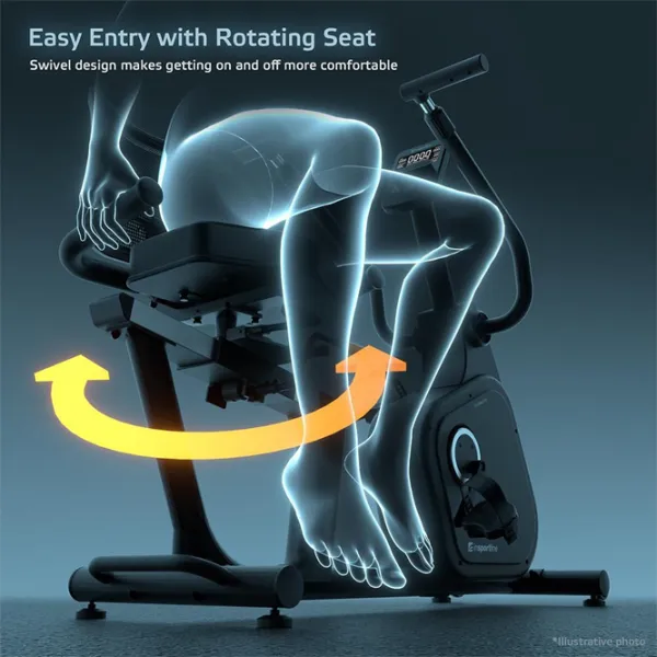 Велотренажер Insportline ZenSeat 100  / Черный photo 10