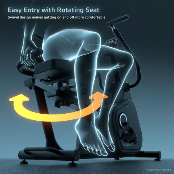 Велотренажер Insportline ZenSeat 100  / Черный photo 10