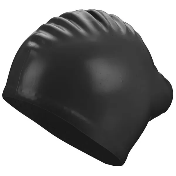 Cască de înot Beco Long Hair Silicon / Black  photo 1