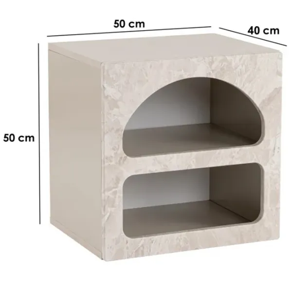 Тумбочки Trendy Lorin 50 x 50 x 40см / ДСП / Travertine photo 13