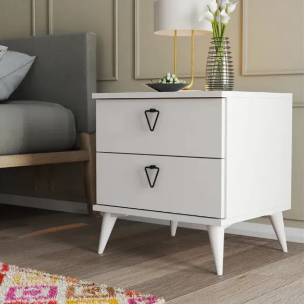 Тумбочки Trendy Versa 55.1 x 52 x 45см / ДСП / White photo 2