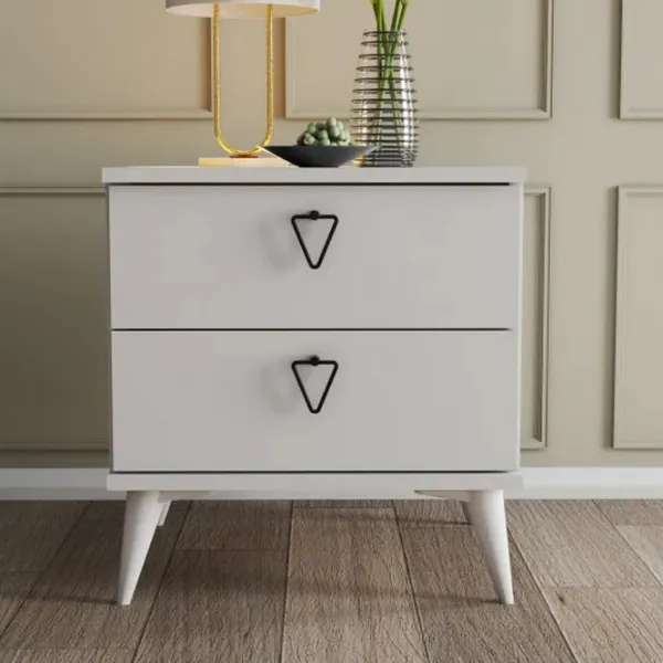 Тумбочки Trendy Versa 55.1 x 52 x 45см / ДСП / White photo 3