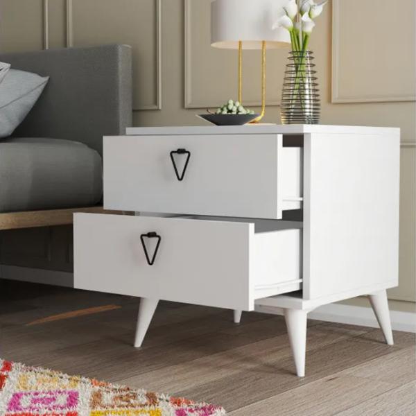 Тумбочки Trendy Versa 55.1 x 52 x 45см / ДСП / White photo 4