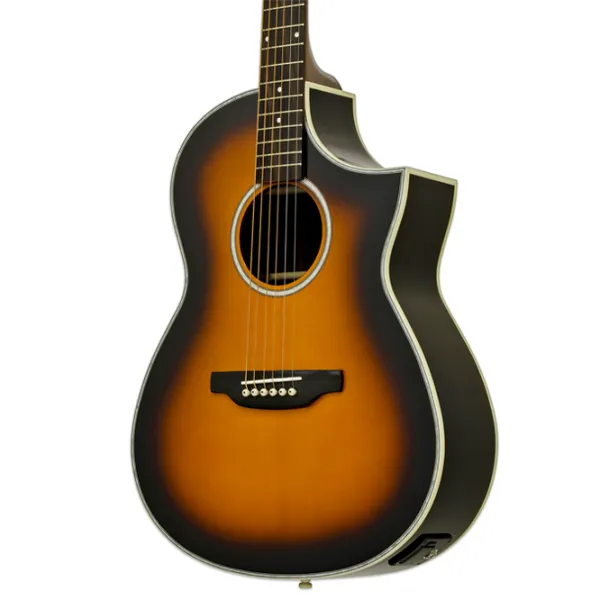 Электроакустическая гитара Aria MSG-02CE 4/4, Dreadnought, Коричневый Sunburst photo 2