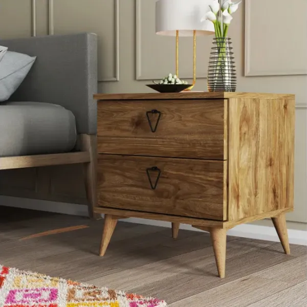 Тумбочки Trendy Versa-Ce 52 x 52 x 45см / ДСП меламин / Орех photo 2