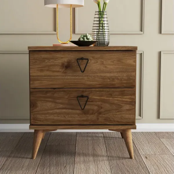 Тумбочки Trendy Versa-Ce 52 x 52 x 45см / ДСП меламин / Орех photo 3