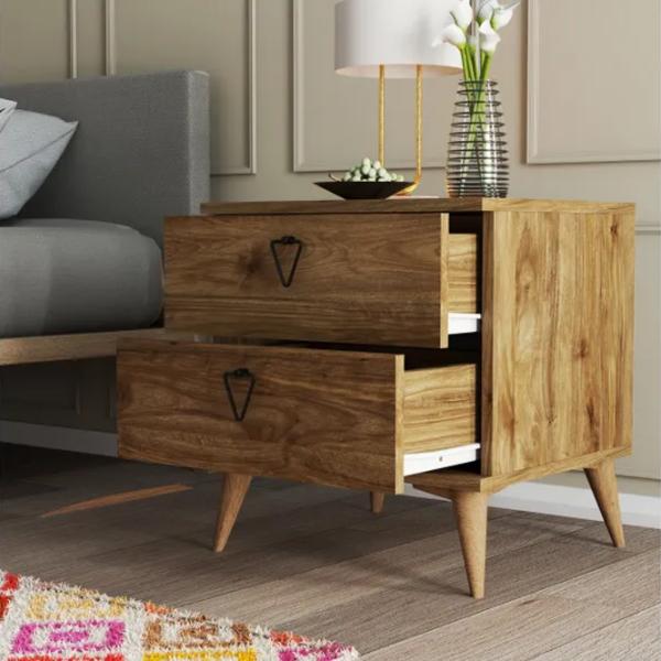 Тумбочки Trendy Versa-Ce 52 x 52 x 45см / ДСП меламин / Орех photo 4