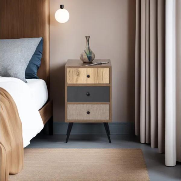 Тумбочки Trendy Fairway 70 x 41 x 40см / ДСП меламин / Коричневый  photo 4