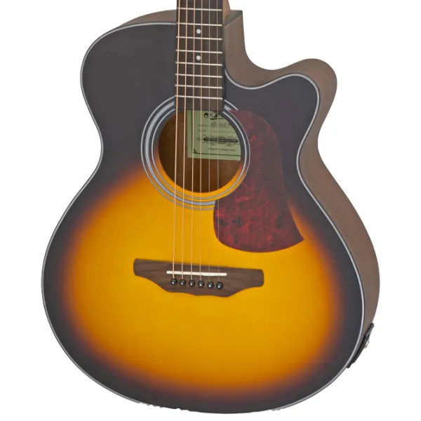 Электроакустическая гитара Aria AF-10CE 4/4, Folk, Матовый табачный Sunburst photo 3