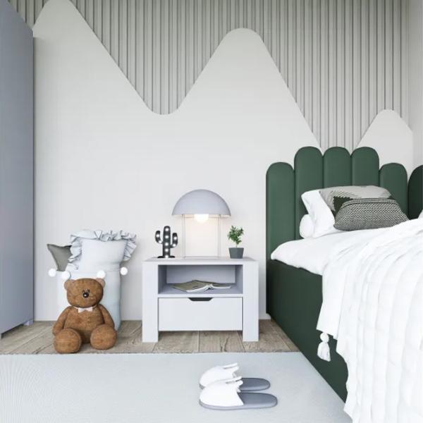 Тумбочки Trendy Duru 45 x 60 x 42см / ДСП меламин / White photo 2