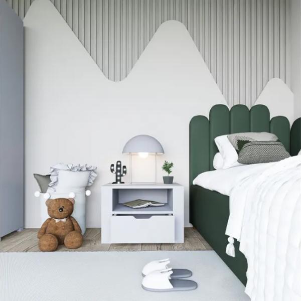 Тумбочки Trendy Duru 45 x 60 x 42см / ДСП меламин / White photo 5