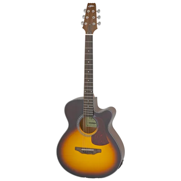 Chitară electro-acustică Aria AF-10CE 4/4, Folk, Tobacco Brown Sunburst photo 1
