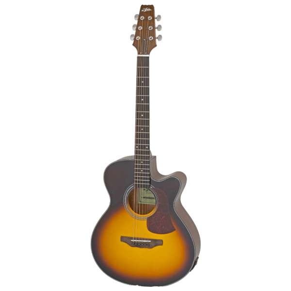 Chitară electro-acustică Aria AF-10CE 4/4, Folk, Tobacco Brown Sunburst photo 1