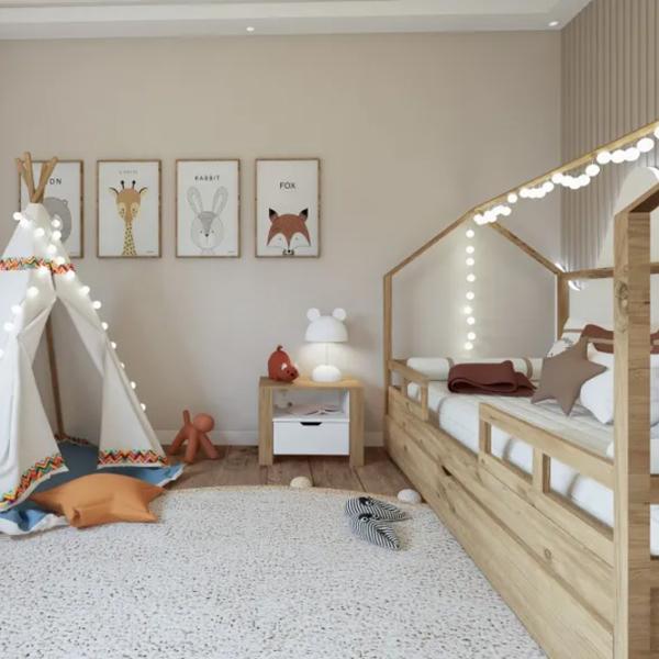 Тумбочки Trendy Nisan 45 x 60 x 42см / ДСП меламин / Дуб photo 5