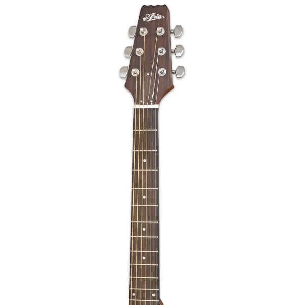 Chitară acustică Aria AF-10 4/4, Jumbo, Matte Tobacco Sunburst photo 5