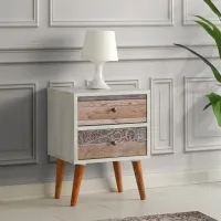 Тумбочки Trendy Malmo 55 x 40 x 35см / ДСП меламин / White photo 2