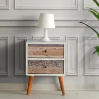 Тумбочки Trendy Malmo 55 x 40 x 35см / ДСП меламин / White photo 3