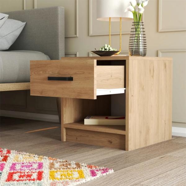 Тумбочки Trendy Grande 46.8 x 52 x 45см / ДСП меламин / Wood photo 2