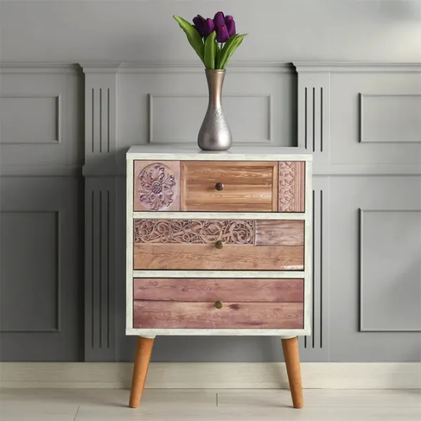 Тумбочки Trendy Liza 68 x 50 x 35см / ДСП меламин / White photo 3