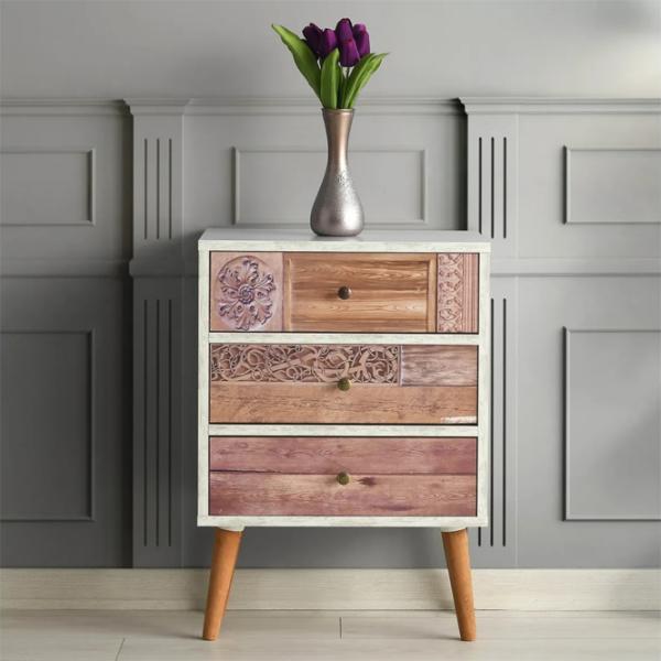 Тумбочки Trendy Liza 68 x 50 x 35см / ДСП меламин / White photo 3