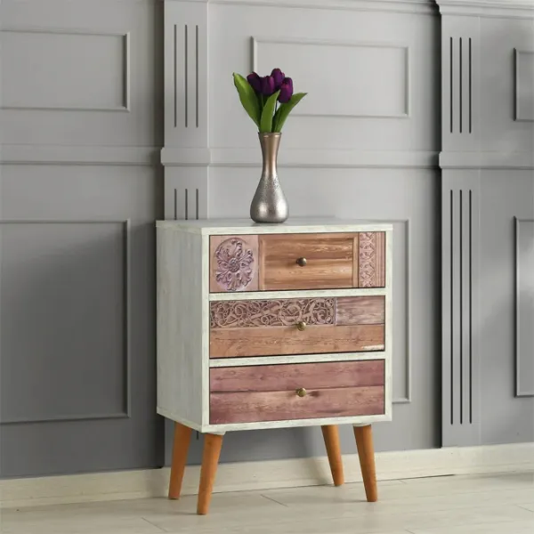 Тумбочки Trendy Liza 68 x 50 x 35см / ДСП меламин / White photo 4