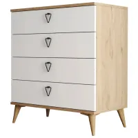 Comodă Trendy Versa-Ce 90.8 x 80 x 45 / PAL / Alb