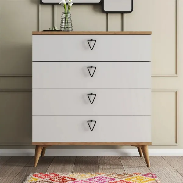 Comodă Trendy Versa-Ce 90.8 x 80 x 45 / PAL / Alb photo 5
