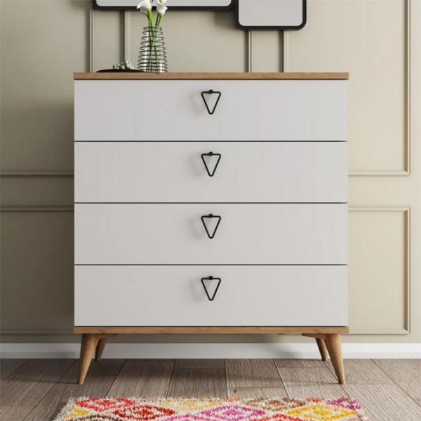 Comodă Trendy Versa-Ce 90.8 x 80 x 45 / PAL / Alb photo 5