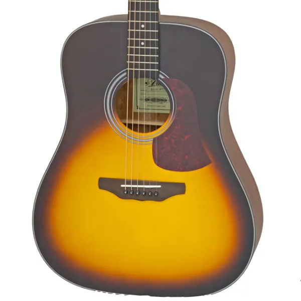 Chitară acustică Aria AD-10 4/4, Dreadnought, Matte Tobacco Sunburst photo 2
