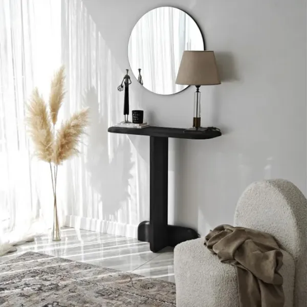 Comodă Trendy Pratico 85 x 80 x 25 / Masiv / Antracit photo 4
