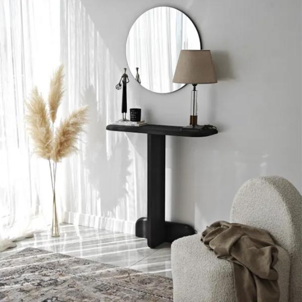 Comodă Trendy Pratico 85 x 80 x 25 / Masiv / Antracit photo 4