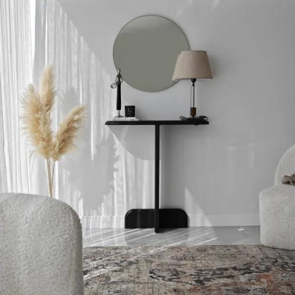 Comodă Trendy Pratico 85 x 80 x 25 / Masiv / Antracit photo 5