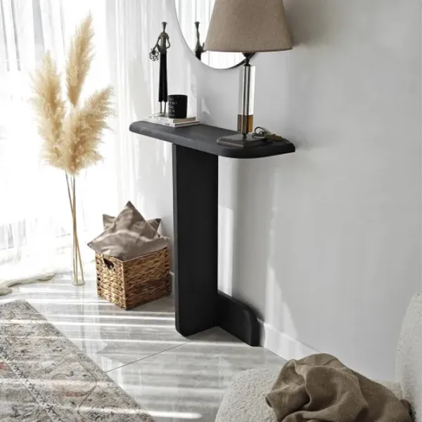Comodă Trendy Pratico 85 x 80 x 25 / Masiv / Antracit photo 8