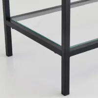 Комод Trendy D100 85 x 100 x 30см / Стекло / Черный photo 3