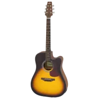 Chitară electro-acustică Aria AD-10CE 4/4, Dreadnought, Matte Tobacco Sunburst