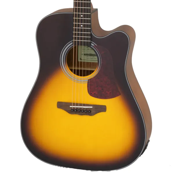 Chitară electro-acustică Aria AD-10CE 4/4, Dreadnought, Matte Tobacco Sunburst photo 2