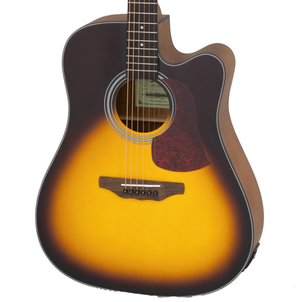 Chitară electro-acustică Aria AD-10CE 4/4, Dreadnought, Matte Tobacco Sunburst photo 2