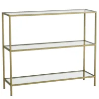 Comodă Trendy D101 85 x 100 x 30 / Sticlă / Gold