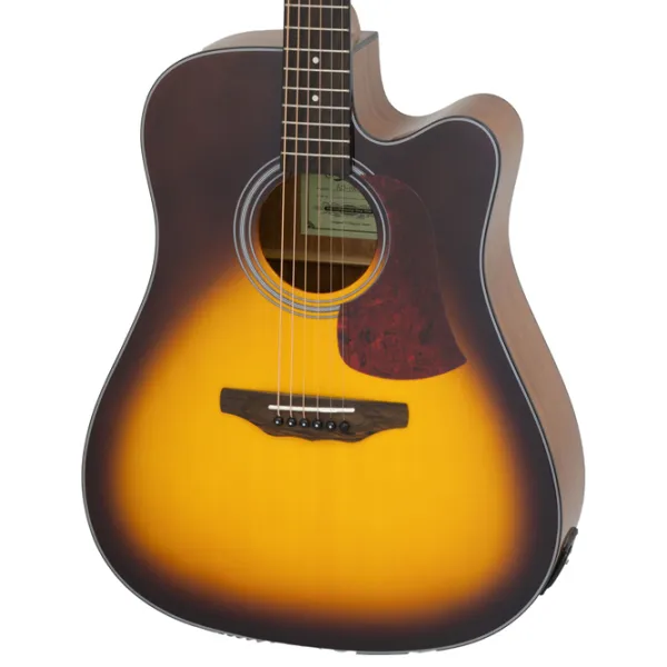 Электроакустическая гитара Aria AD-10CE 4/4, Dreadnought, Табачный санбёрст photo 2