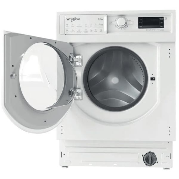 Mașină de spălat cu uscător Whirlpool BI WDWG 751482 EU N 7 kg / 1400 rpm / White photo 2